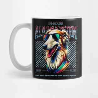 Bark Alert Borzoi Dog Mug